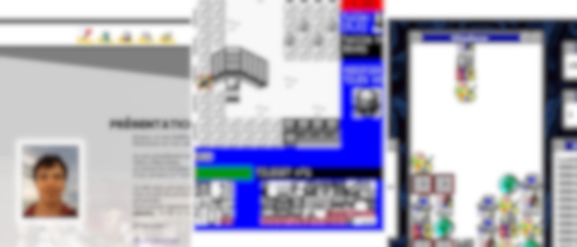Image cliquable menant vers mon portfolio personnel. Il y a des images de mes différents projets.