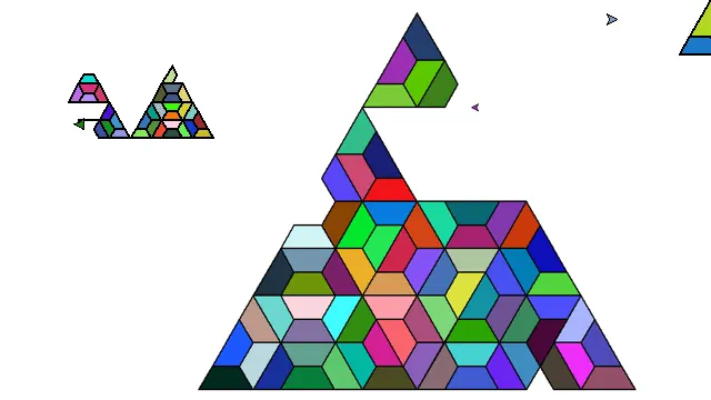 Illustration du projet Pavage que j'appel projet Triforce